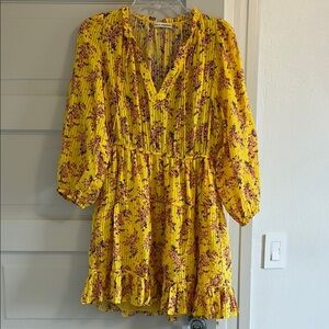 Ulla Johnson Brienne Dress in Chartreuse size 6